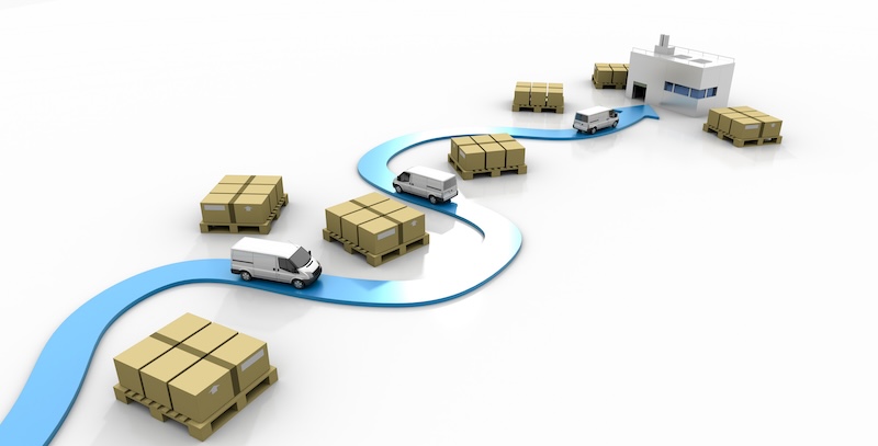 Logistics industry conceptual image