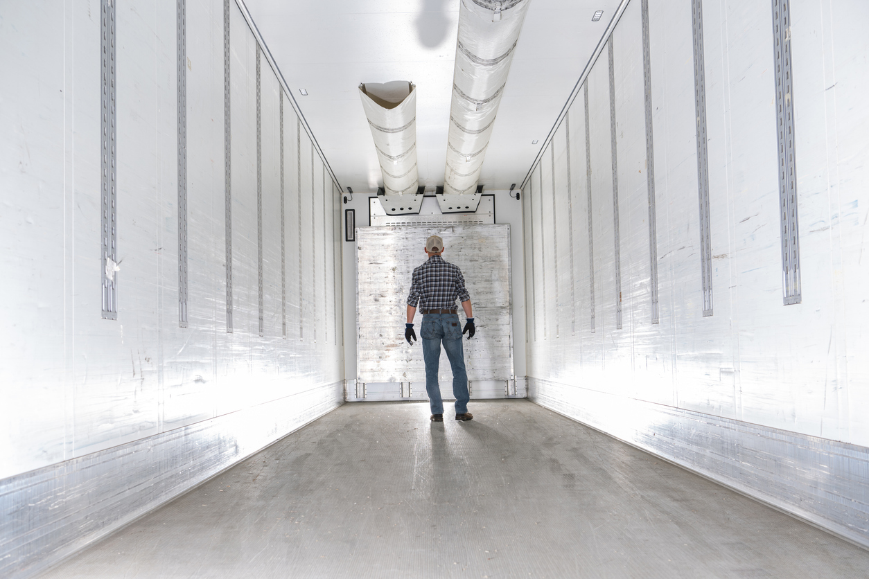 refrigerated trailer cold chain dairy transport